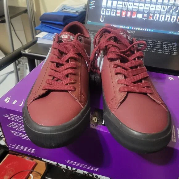 Nike SB Blazer Low Pro GT Grant Taylor Team Red Light Blue DV1226-600 11 & 12 - Picture 11 of 15